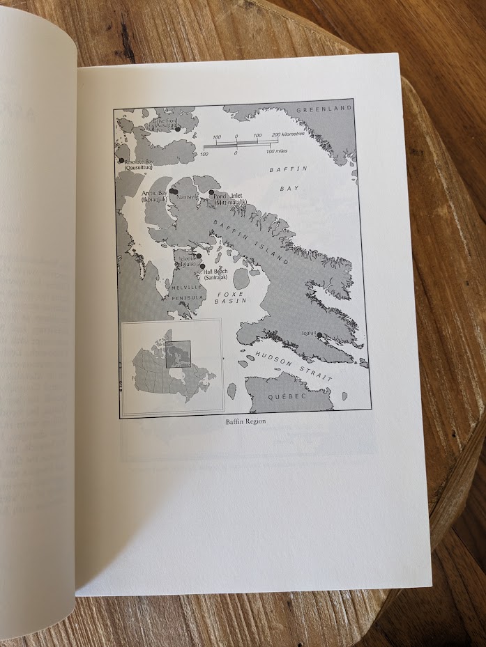 map of Baffin region - 1999 Saqiyuq - Stories from the lives of three Inuit Women - First Edition
