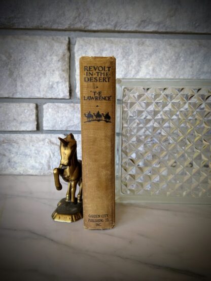 1927 Revolt in the Desert by T. E. Lawrence, 1st US Edition - Spine view