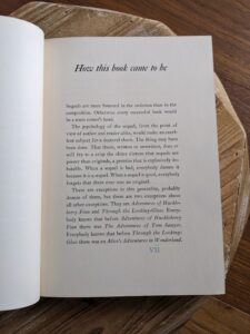 How this book came to be - 1941 Through the Looking Glass by Lewis Carroll - The Heritage Press - illustrated by John Tenniel