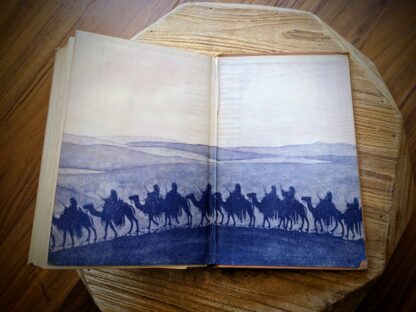 back pastedown and endpaper - 1927 Revolt in the Desert by T. E. Lawrence, 1st US Edition