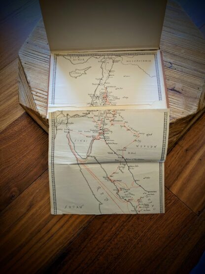 damaged fold out map - 1927 Revolt in the Desert by T. E. Lawrence, 1st US Edition