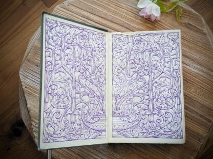 front pastedown and endpaper - 1909 The Marvellous Musician and Other Stories - Andrew Lang - First Edition