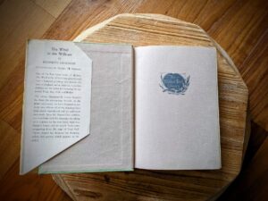 front pastedown and endpaper - 1965 The Wind in the Willows by Kenneth Grahame - Illustrated by Ernest H. Shepard