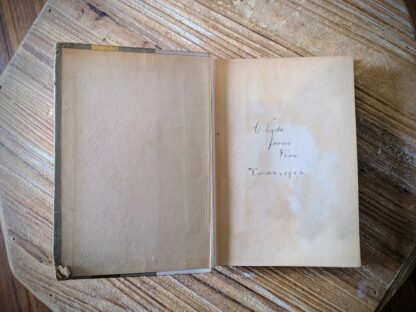 front pastedown and endpaper - Scarce copy of Soldiers Three by Rudyard Kipling - Hurst & Company - undated