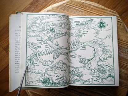 illustrated map inside - 1965 The Wind in the Willows by Kenneth Grahame - Illustrated by Ernest H. Shepard