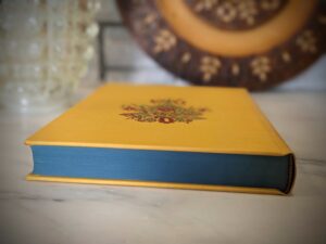 top edge of textblock - 1941 Through the Looking Glass by Lewis Carroll - The Heritage Press - illustrated by John Tenniel