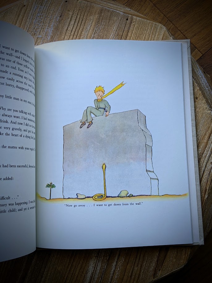 Saint-Exupéry - The Little Prince And The Snake at the Wall