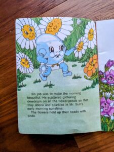 inside pages - 1984 Baby Dewdrop in Trouble - The Weathermen