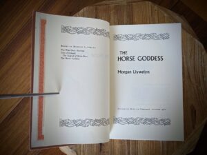 title page - 1982 The Horse Goddess by Morgan Llywelyn
