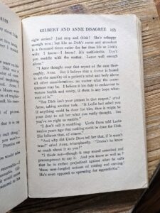 1917 Anne's House of Dreams by L.M. Montgomery - First Edition - Published by A.L. Burt Company - page inside