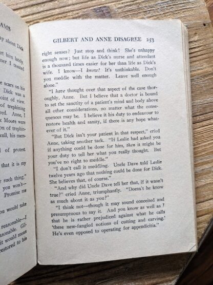 1917 Anne's House of Dreams by L.M. Montgomery - First Edition - Published by A.L. Burt Company - page inside