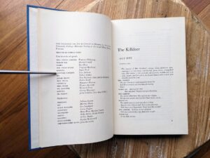 Act 1 The Kildeer - 1962 The Kildeer & other Plays by James Reaney - Signed by Author - First Edition
