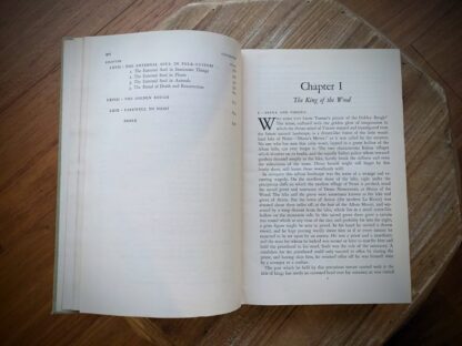 Contents page 8 of 8 & Chapter 1 - 1951 The Golden Bough - A Study in Magic and Religion by Sir James Frazer