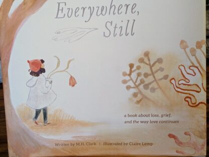 Everywhere Still by M.H. Clark - Illustrated by Claire Lemp - First Printing - dustjacket up close