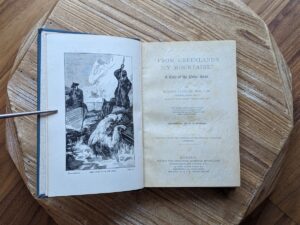 Title and frontispiece - 1900 From Greenlands Icy Mountains - A Tale of the Polar Seas by Gordan-Stables