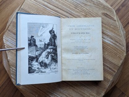 Title and frontispiece - 1900 From Greenlands Icy Mountains - A Tale of the Polar Seas by Gordan-Stables