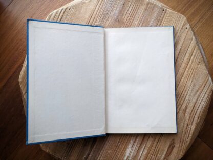 front pastedown and endpaper - 1944 Candled by Stars by Jean Percival Waddell - First Edition