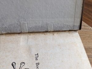 separation between pre title and pastedown - 1926 The Book of Pirates by Henry Gilbert