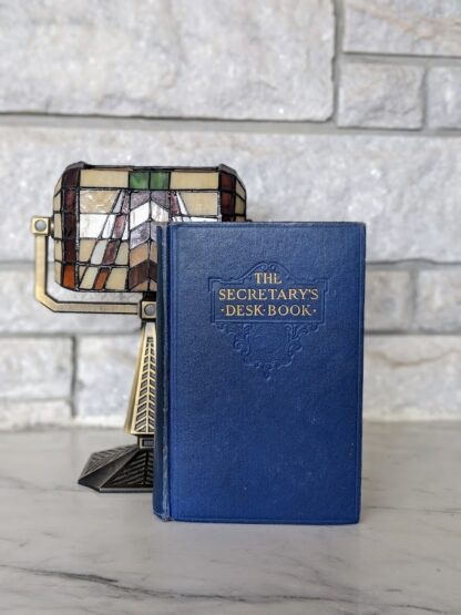 1943 The Secretary's Deskbook - The John C. Winston Company - Front panel