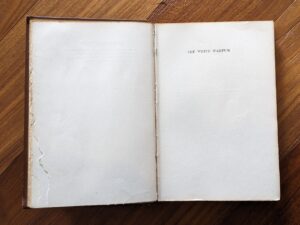 Full seam split post author's biological sketch - 1924 Flint and Feather by Pauline Johnson Ninth Edition