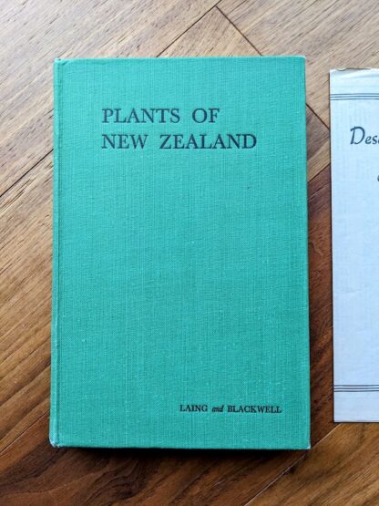 Plants of New Zealand by Laing and Blackwell - Fifth Edition - undated - circa 1940s - front panel