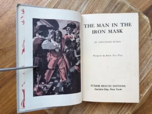 The Man in the Iron Mask - Title page - Childrens Junior Deluxe Edition - Circa 50s