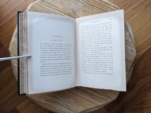 pages inside - 1882 A Window in Thrums by J. M. Barrie