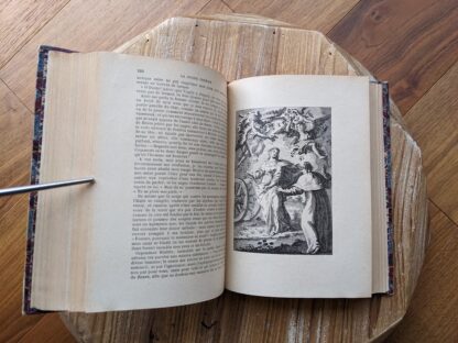 1906 La divine comédie. Traduction d'Artaud de Montor by Dante Alighieri - lithographic illustration inside