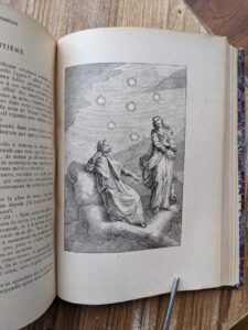 Beautiful lithographic Illustration - 1906 La divine comédie.