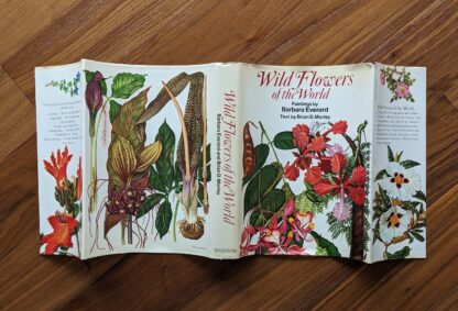 Dustjacket - 1970 Wild Flowers of the World - Paintings by Barbara Everard - Published by Peerage Books