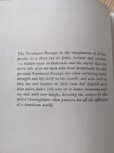 Pages inside - 1939 Northwest Passage by Kenneth Roberts