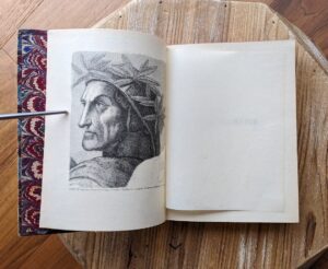 lithographic Portrait of Dante - 1906 La divine comédie. Traduction d'Artaud de Montor by Dante Alighieri