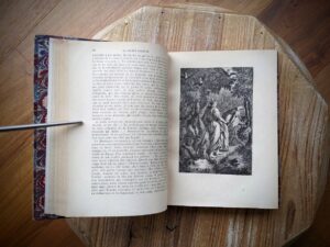 lithographic illustration - 1906 La divine comédie. Traduction d'Artaud de Montor by Dante Alighieri