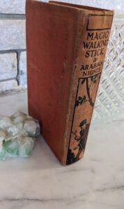 1932 The Magic Walking Stick & Arabian Nights - published by Purnell and Sons - wear to left spine edge