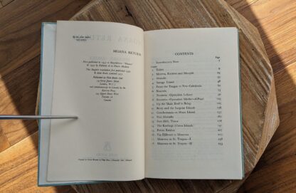 Contents page - 1959 Moana Returns - First English Translation - Published by Elek Books