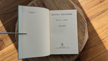 Title page - 1959 Moana Returns - First English Translation