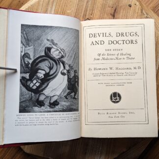 1929 Devils Drugs and Doctors by Howard W Haggard - Blue Ribbon Books - Title Page