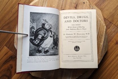 1929 Devils Drugs and Doctors by Howard W Haggard - Blue Ribbon Books - Title Page