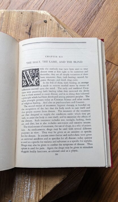 1929 Devils Drugs and Doctors by Howard W Haggard - Page inside