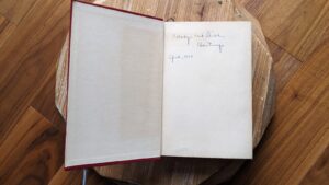 Front pastedown and endpaper - 1929 Devils Drugs and Doctors by Howard W Haggard - Blue Ribbon Books
