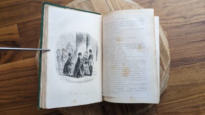 illustration inside - 1874-1876 Charles Dickens Set - Chaplin and Hall London