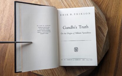 1969 Gandhi's Truth - On the Origins of Militant Nonviolence by Erik H. Erikson - Title Page