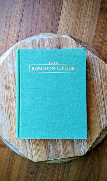 1983 Robinson Crusoe with pictures by N.C. Wyeth - deluxe edition - front panel