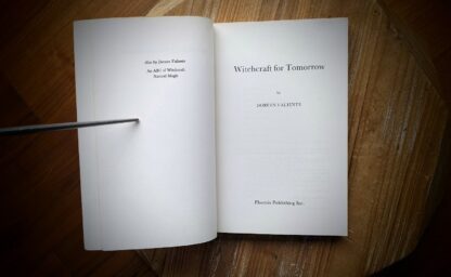 1987 Witchcraft for Tomorrow by Doreen Valiente -Phoenix Publishing Company - Title Page