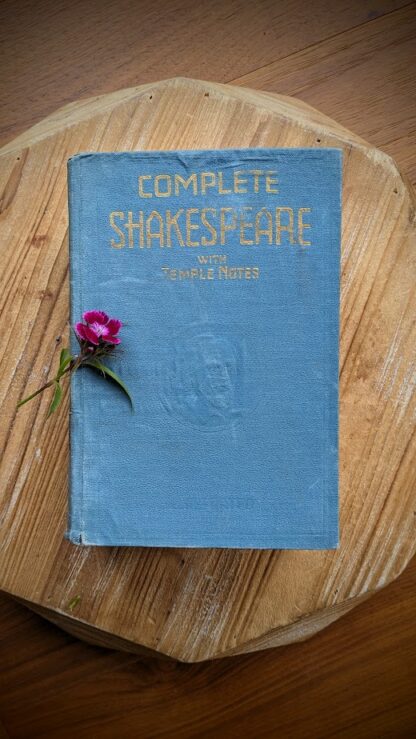 Circa 1920s - Complete Shakespeare with Temple Notes - front panel