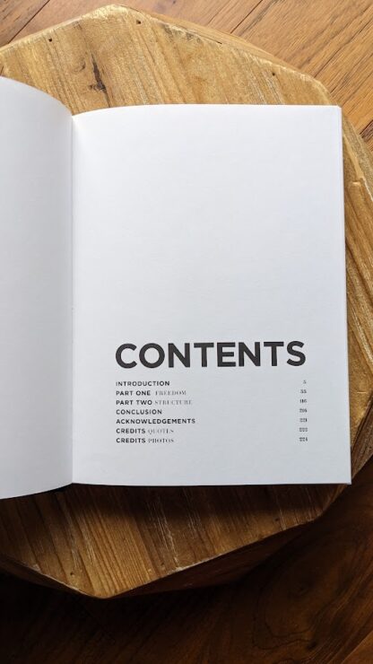 Contents page - Let the Elephants Run by David Usher