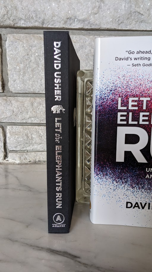 Let the Elephants Run by David Usher - Spine View