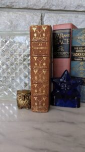 Spine up close - 1887 Les Misérables - Vol 2 - By Victor Hugo - Thomas Y. Crowell & Co