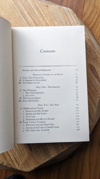 Table of Contents 1 of 2 -1969 Gandhi's Truth - On the Origins of Militant Nonviolence by Erik H. Erikson