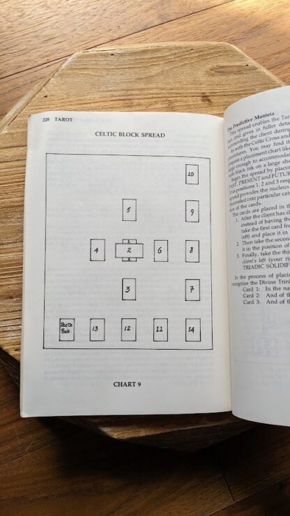 The Celtic Block Spread - 1979 Tarot - A New Handbook for the Apprentice by Eileen Connolly - 1st Edition